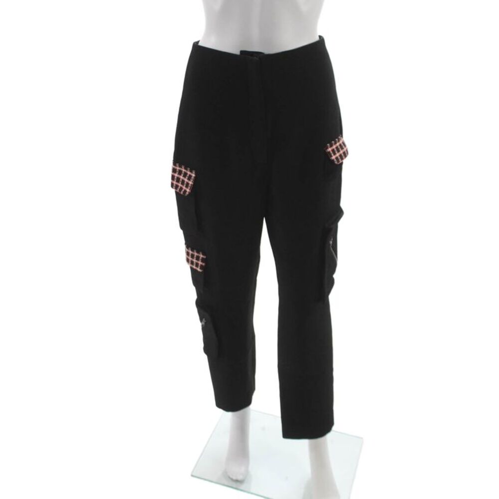 Hellessy Womens Cargo Pants Black Polyester Zip Inseam 26 Size 4